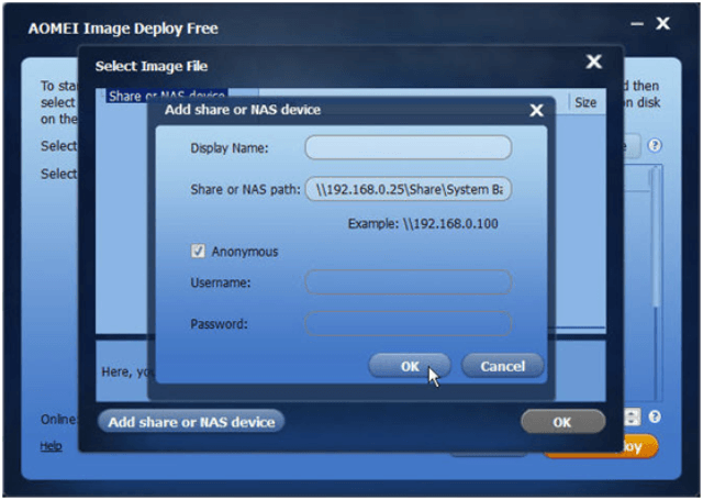 AOMEI Image Deploy