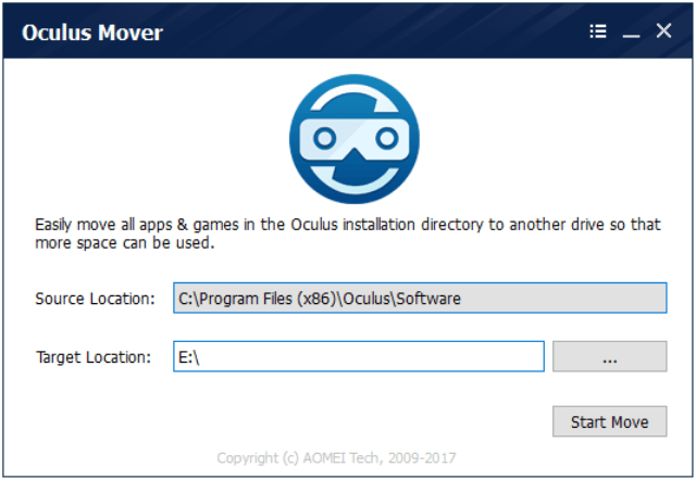 AOMEI Oculus Mover