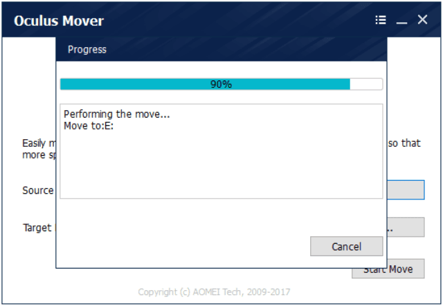 AOMEI Oculus Mover