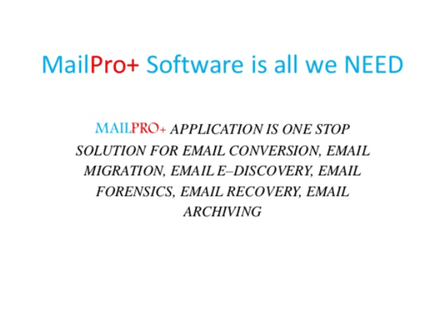 MailPro+ Software