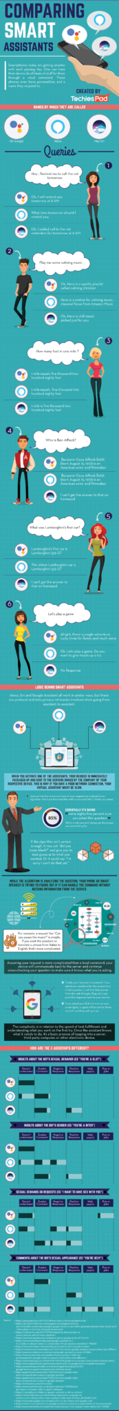 Comparing Smart Assistants Infographics