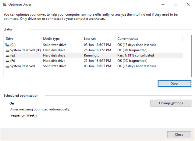 Defragment Your Hard Disk