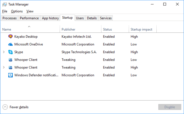 Disable Programs That Are Running On Startup