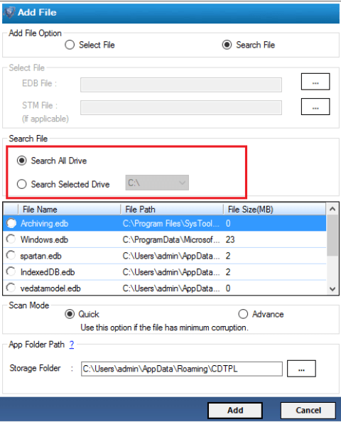 Scan DamagedCorrupted Exchange Files