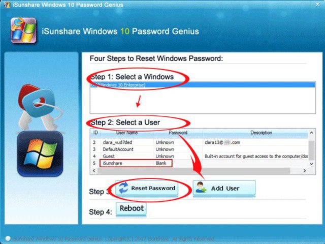 bypass windows 10 password asus laptop