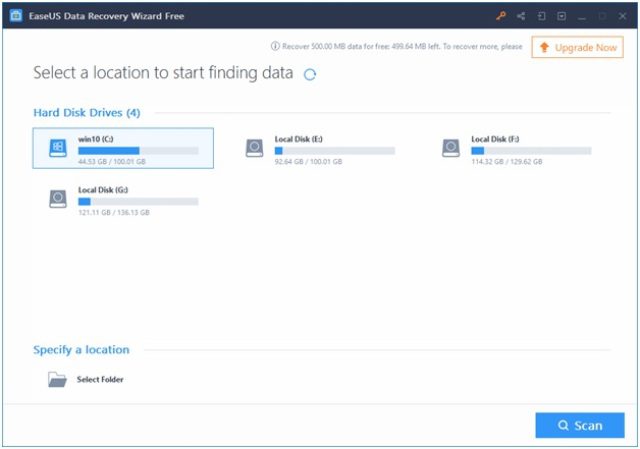 EaseUS Free Data Recovery Wizard