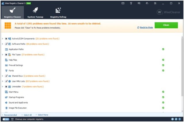 Wise Registry Cleaner