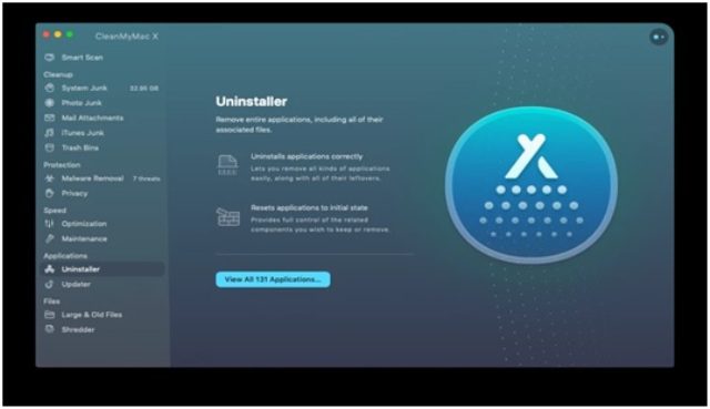 CleanMyMac X App Uninstaller