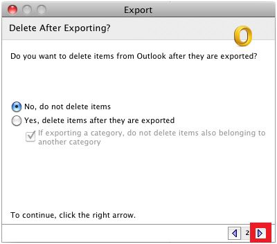 Delete After Exporting
