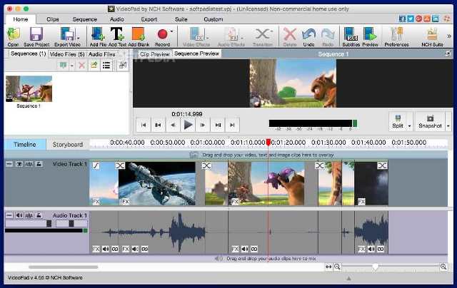 VideoPad Video Editor